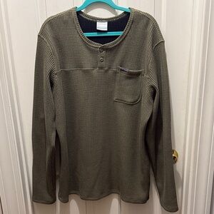 Columbia Waffle Knit Henley
